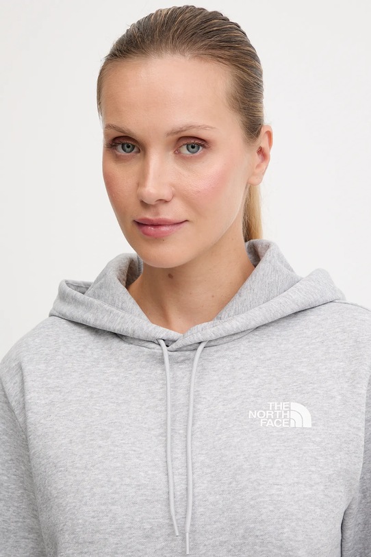 Μπλούζα The North Face Simple Dome γκρί NF0A89EYDYX1