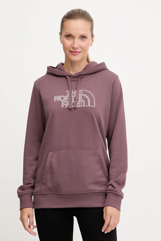 The North Face bluza Drew Peak Light wzorzyste fioletowy NF0A8C1DFAI1