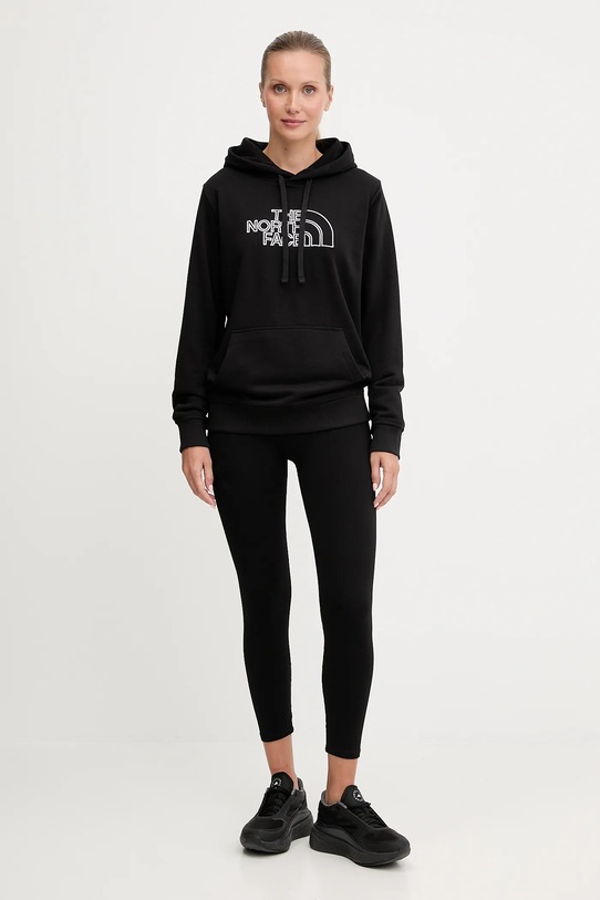 Μπλούζα The North Face Drew Peak Light NF0A8C1DKY41 μαύρο AW25