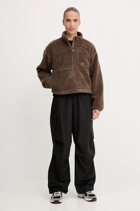 The North Face bluza polarowa TNF Extreme Pile NF0A88ZC1OI1 brązowy AW25