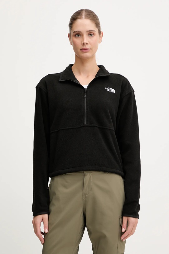 Αθλητική μπλούζα The North Face απλικέ μαύρο NF0A8D2CJK31
