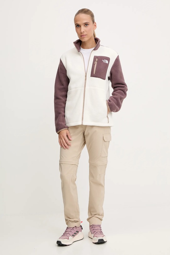 The North Face bluza outdoorowa Yumiori NF0A8E88EWO1 biały AW25