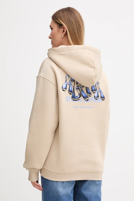 Odzież Alpha Industries bluza 156042.627 beżowy