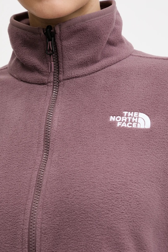 Fleecová mikina The North Face NF0A8D2FBQ71 hnědá