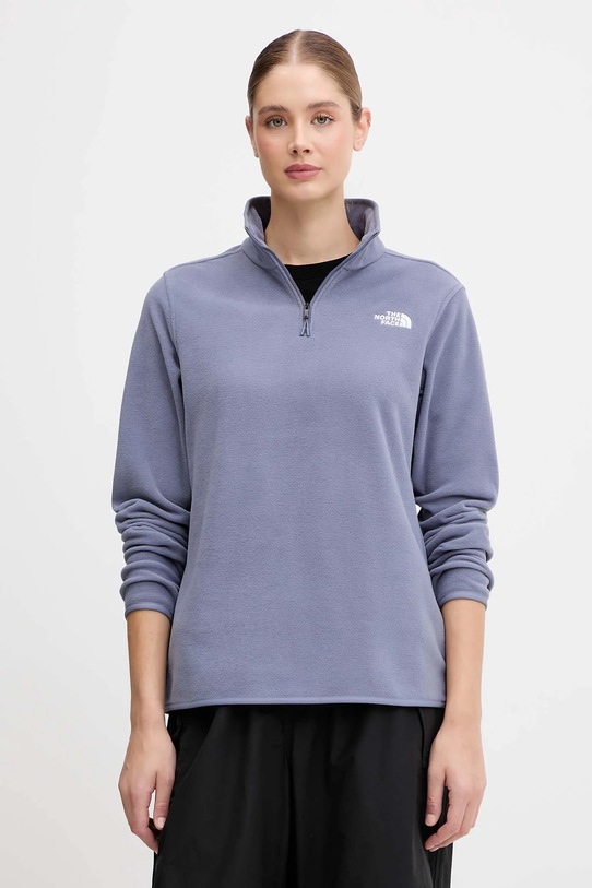 The North Face bluza polarowa bez kaptura fioletowy NF0A8D2JBTR1