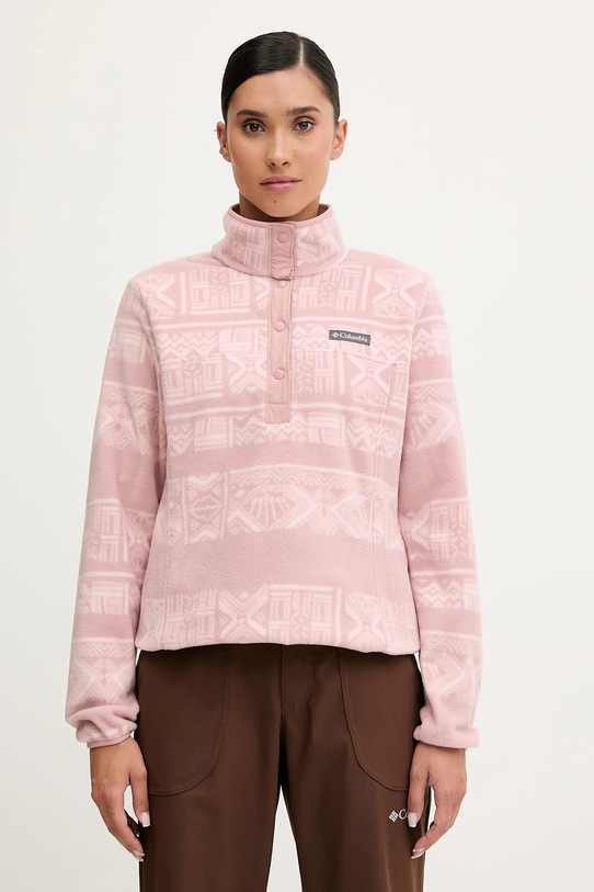 Columbia bluza outdoorowa Benton Springs bez kaptura różowy 2085611