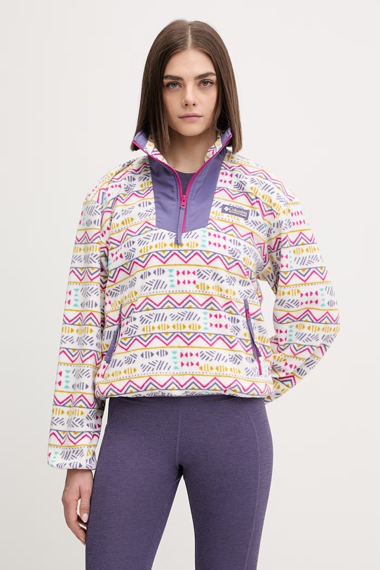 Columbia bluza outdoorowa Sequoia Grove bez kaptura biały 2136204