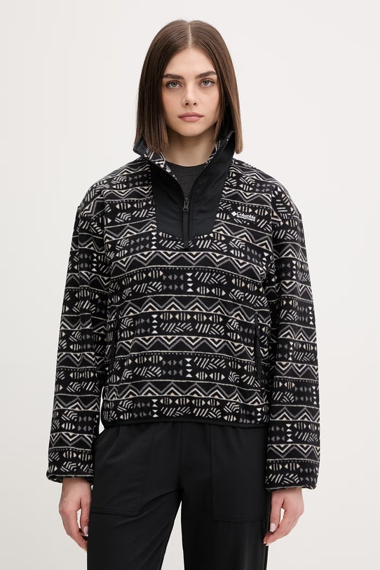 Columbia bluza outdoorowa Sequoia Grove bez kaptura czarny 2136204