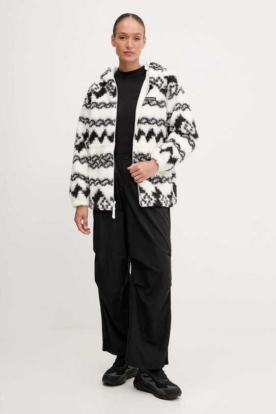 Columbia felpa in pile Rare Escape 2135371 bianco AW25