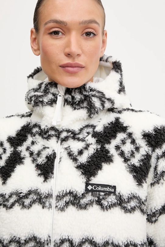 Columbia felpa in pile Rare Escape bianco 2135371