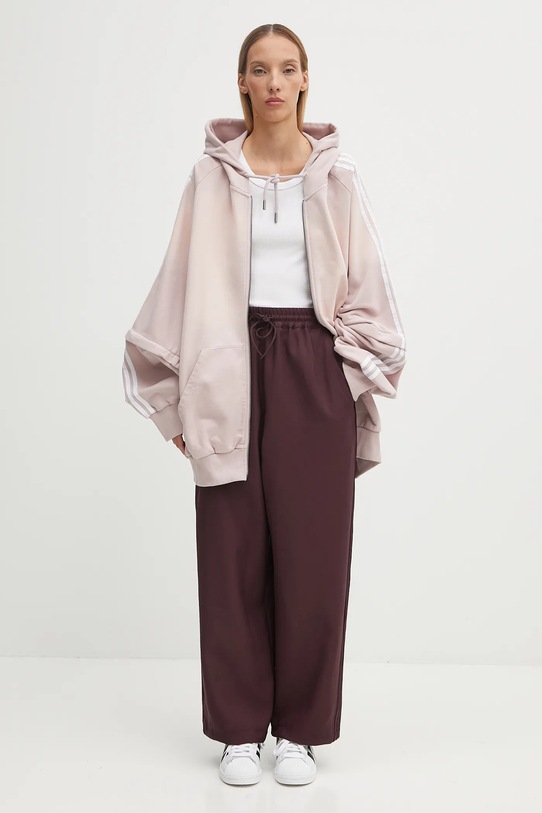 Bavlněná mikina adidas Originals Oversized Hoodie KE9804