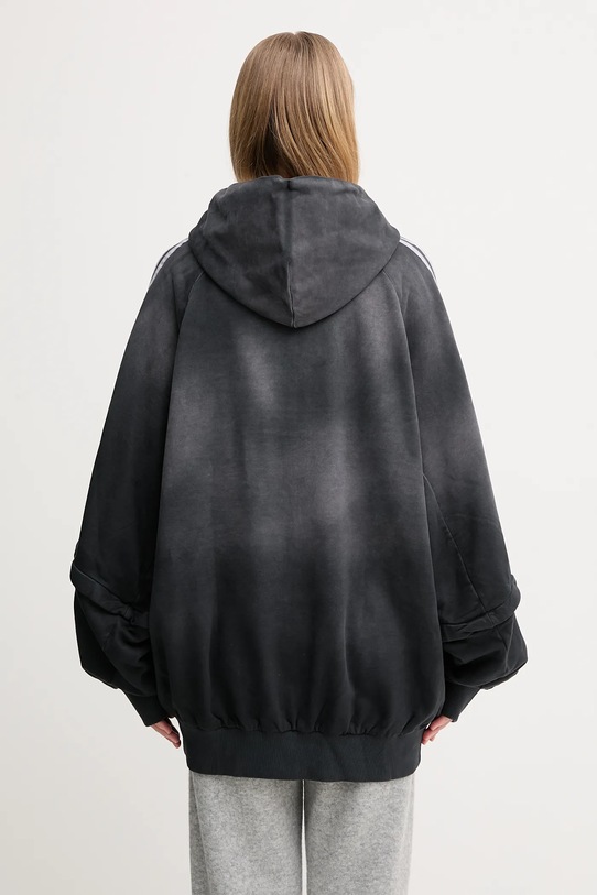 Odzież adidas Originals bluza bawełniana Oversized Hoodie KE9806 czarny