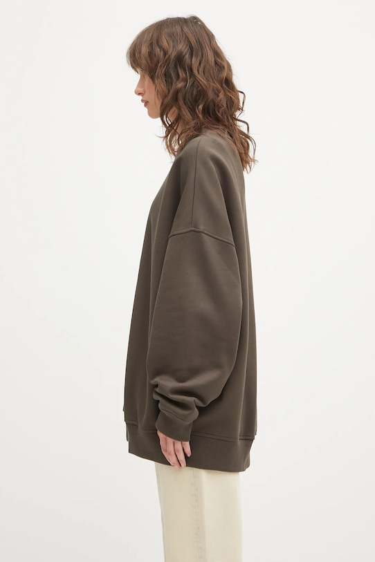 Mikina adidas Originals Ess Lin Crew JX3166 zelená AW25