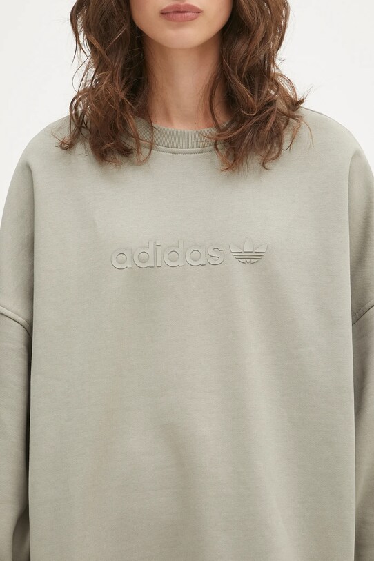 adidas Originals bluza Ess Lin Crew zielony JW1017