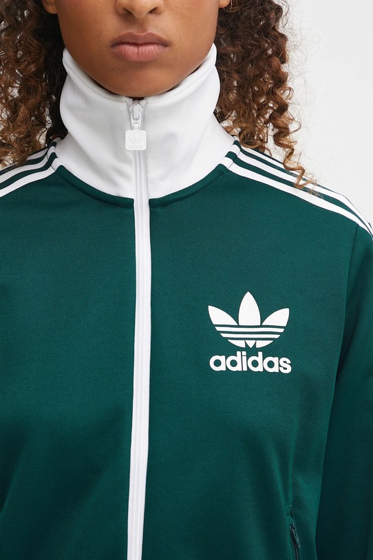 adidas Originals bluza Classic Tt zielony JX7852