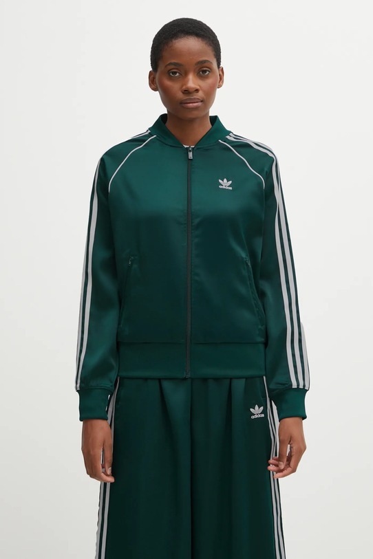 adidas Originals bluza Sst Satin Tt pozostałe zielony JZ6732