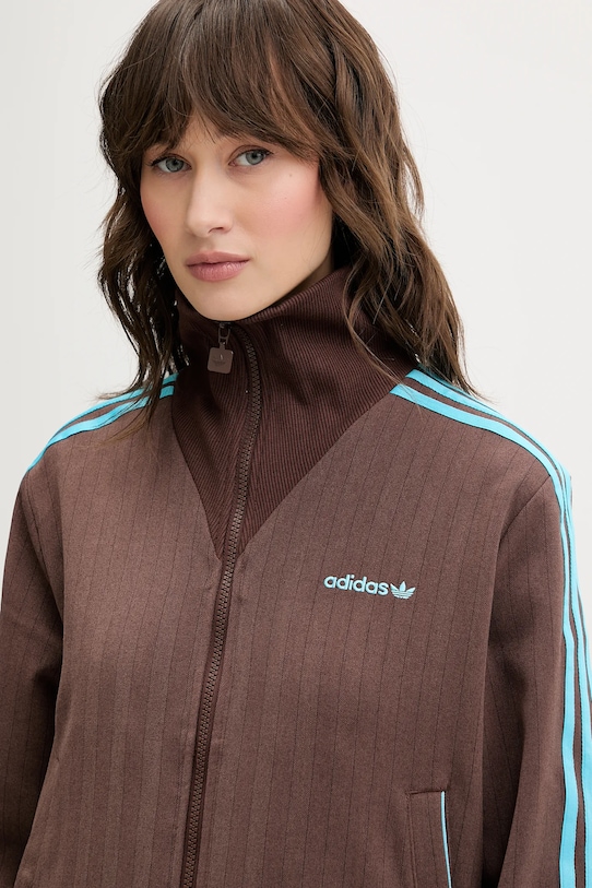 adidas Originals bluza Tailored Tt brązowy JX5311