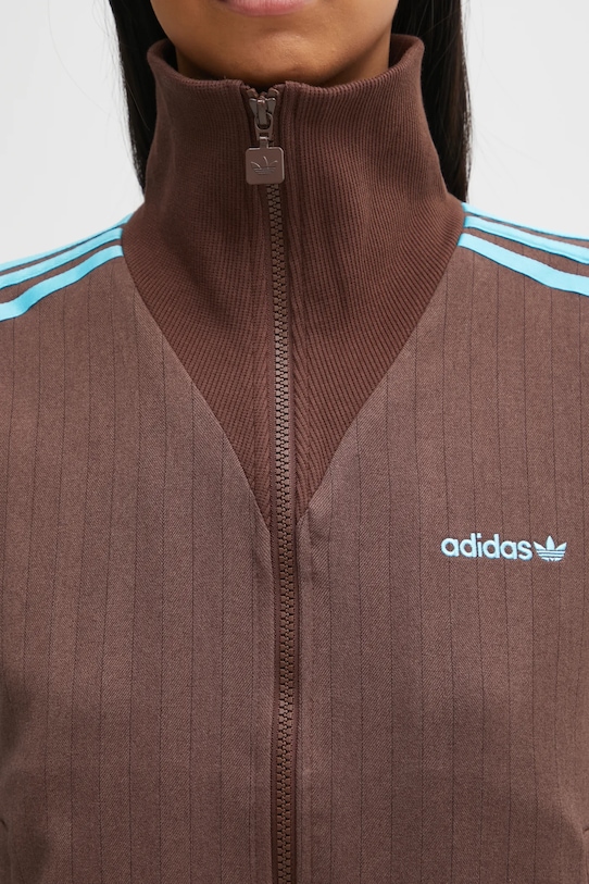 adidas Originals bluza Tailored Tt brązowy JX5311