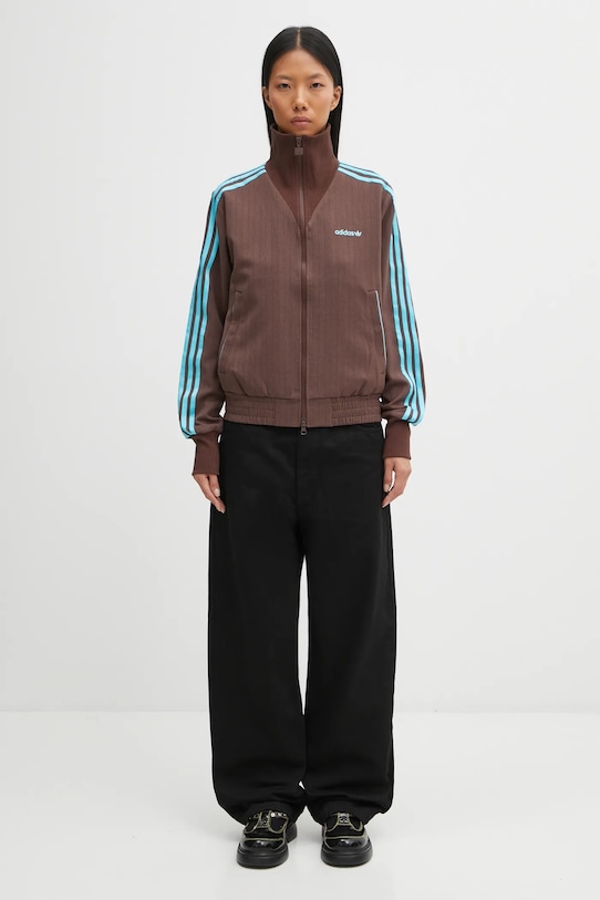 adidas Originals bluza Tailored Tt JX5311 brązowy