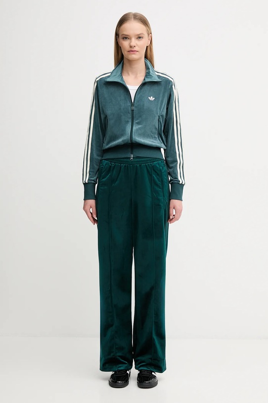 Velúrová mikina adidas Originals Fb Liberty Tt JW5267