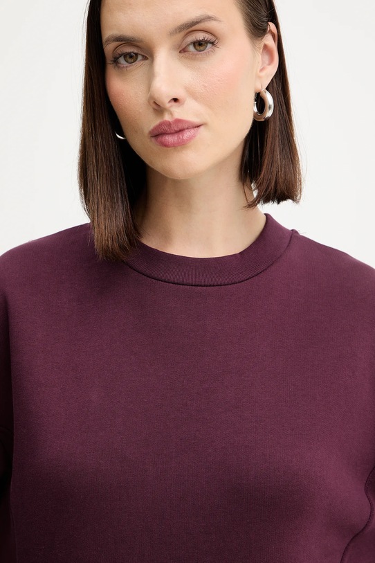 Patrizia Pepe bluza bawełniana bordowy 2M4494.J079