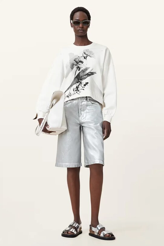 AllSaints bluza LYSS W147JC biały