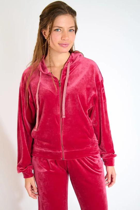 Banana Moon bluza Seachic z kapturem różowy IVY.SEACHIC