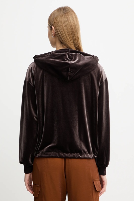 Odzież Liu Jo bluza welurowa TF5108.J4955 brązowy