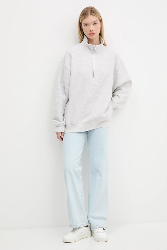 Mikina Abercrombie & Fitch KI152.5256.112 šedá AW25