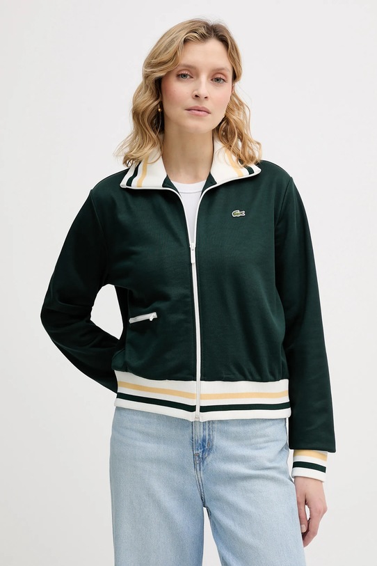 Lacoste bluza aplikacja zielony SF5252