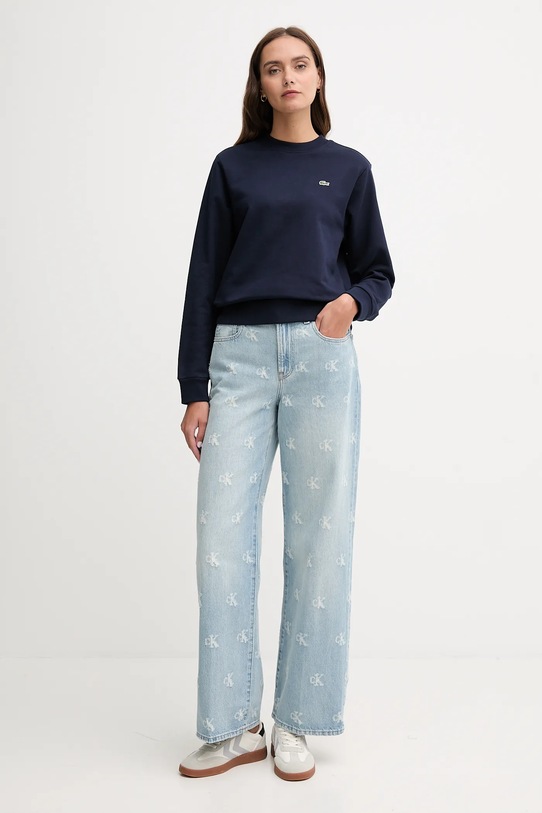 Lacoste bluza bawełniana SF5270 granatowy AW25