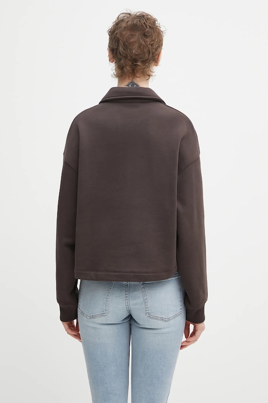 Îmbrăcăminte Lacoste hanorac de bumbac SF5275 maro