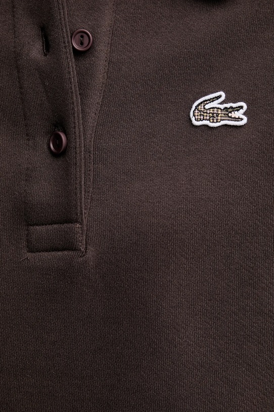 Lacoste hanorac de bumbac SF5275 maro