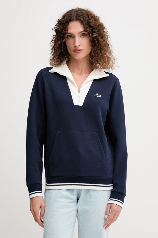 Μπλούζα Lacoste χωρίς κουκούλα σκούρο μπλε SF8634