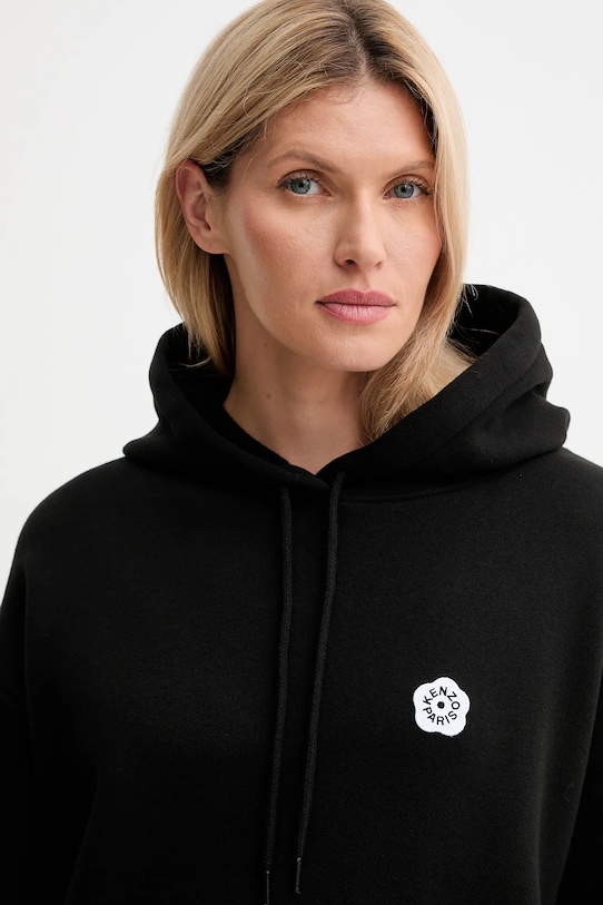 Kenzo hanorac de bumbac negru FF62HO4534MB