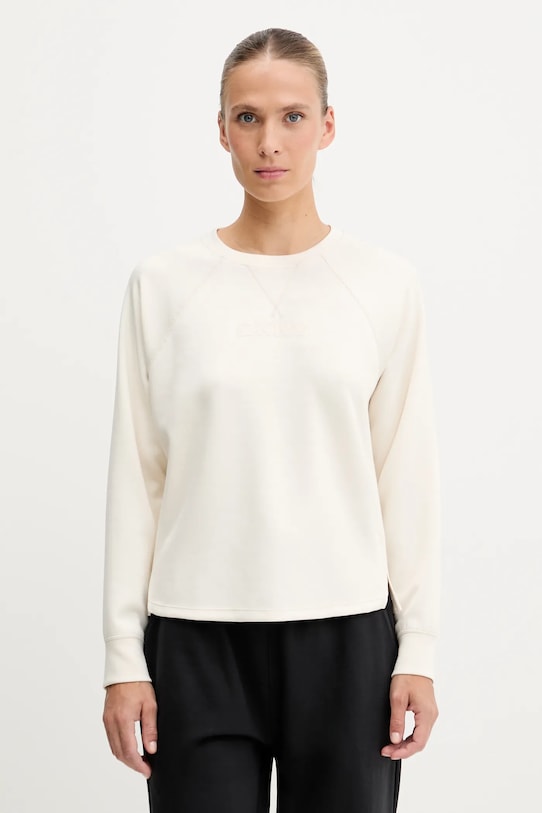 Dkny bluza z elastanem beżowy DP5T9976