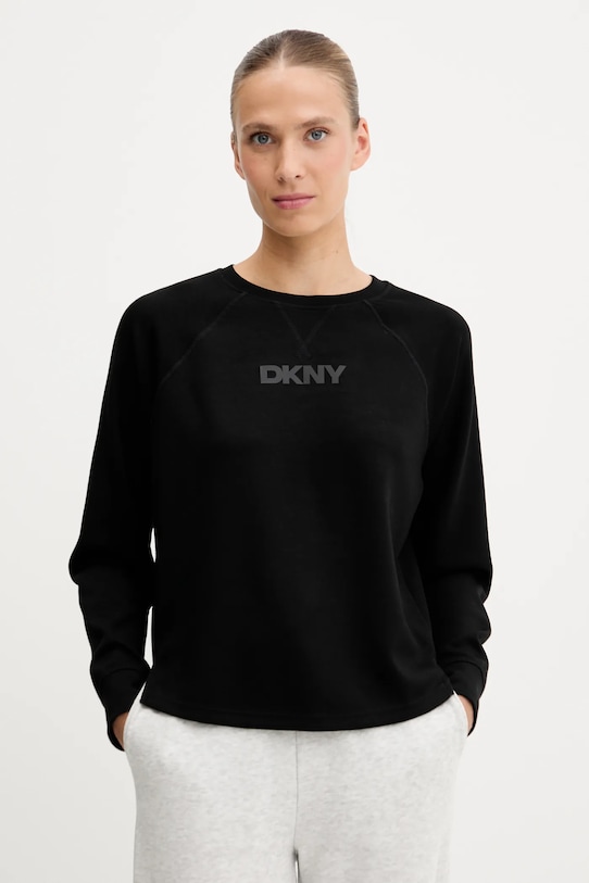 Dkny bluză print negru DP5T9976