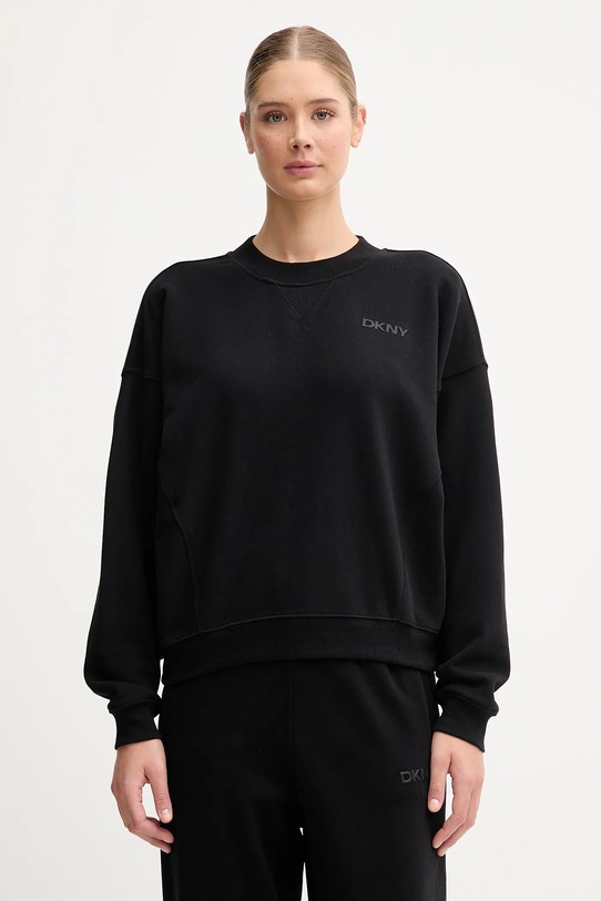 Dkny bluza bawełniana bawełna czarny DP5T1406