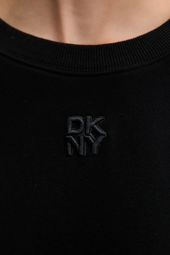 Dkny pamut melegítőfelső DJ4T1344 fekete