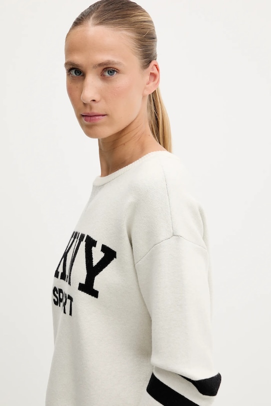 Dkny sweter beżowy DP5R0749