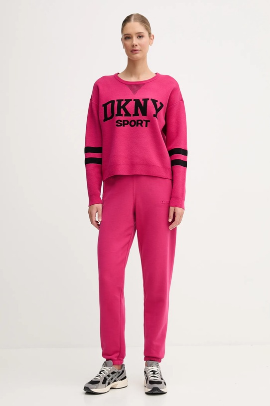 Dkny sweter DP5R0749 różowy AW25