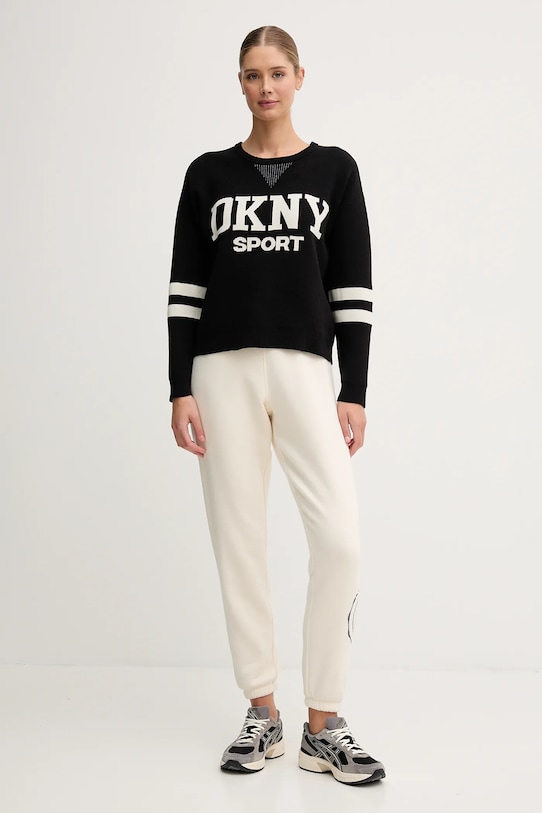 Dkny sweter DP5R0749 czarny AW25
