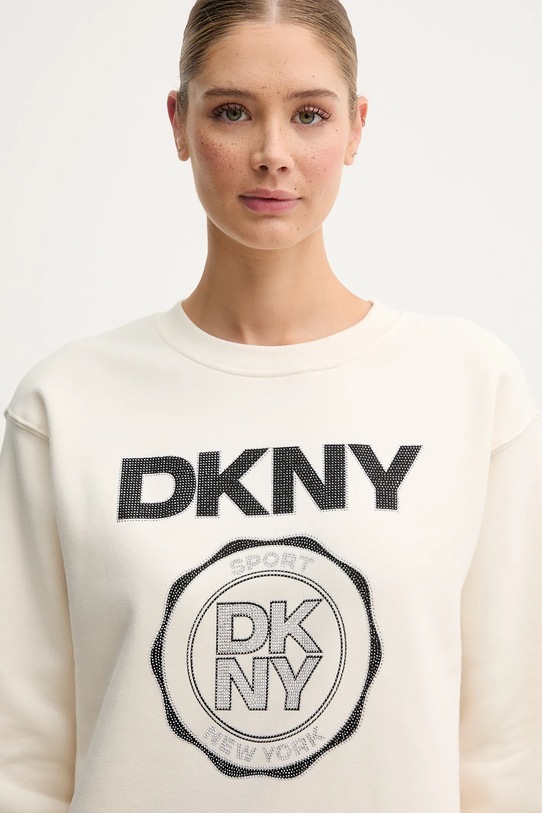Dkny bluza beżowy DP5T1340