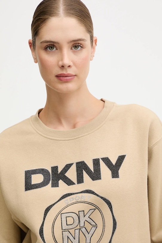Dkny bluza beżowy DP5T1340