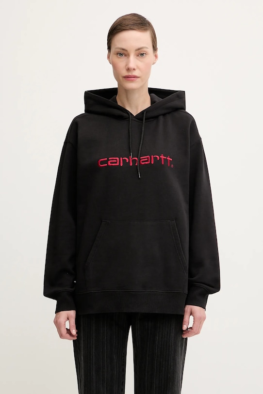 Carhartt WIP bluza W' Hooded Carhartt wzorzyste czarny I033648.31YXX