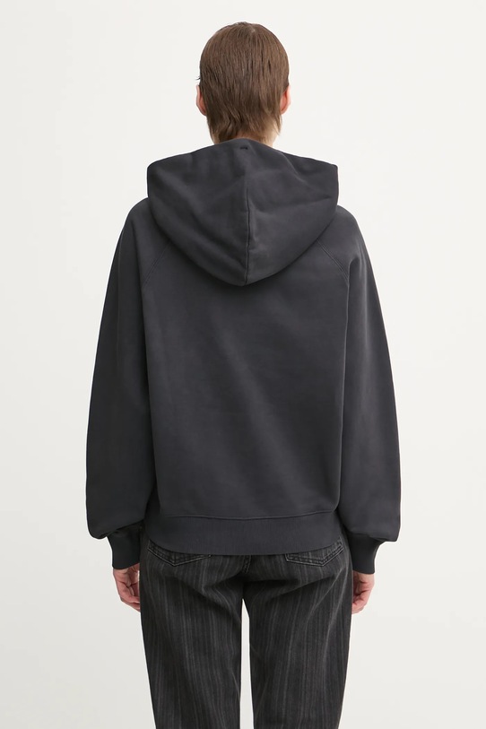 Odzież Carhartt WIP bluza bawełniana W’ Hooded Hudson I035137.895F czarny