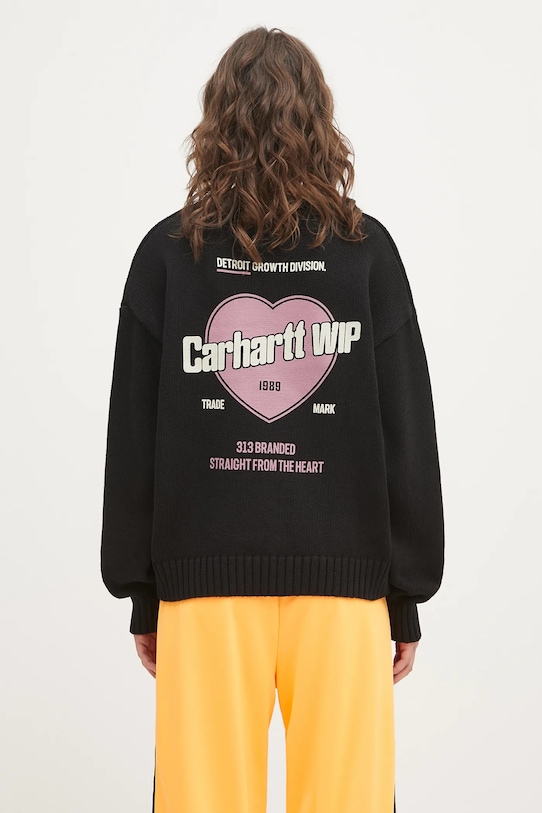 Carhartt WIP jumper W' Growth medium thickness black I035184.89XX