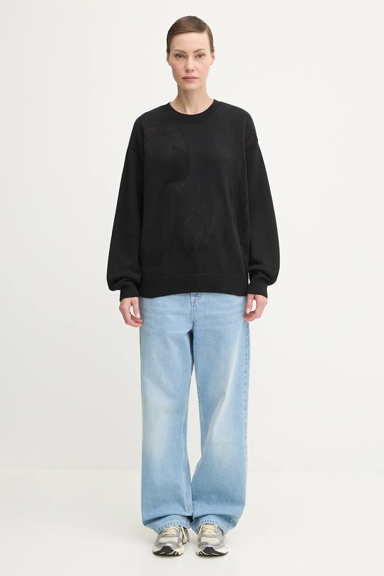 Carhartt WIP sweter bawełniany W' Perla I035185.89XX czarny