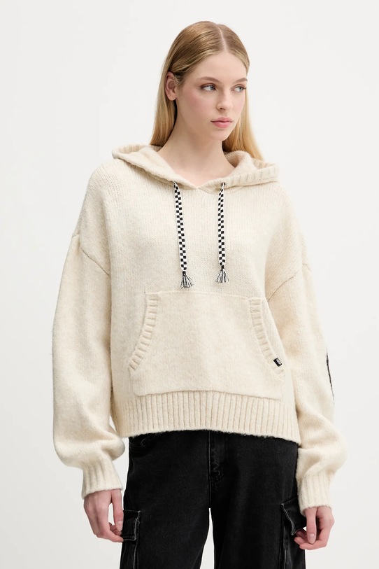 Vans pulover grosime medie bej VN000R52FS81