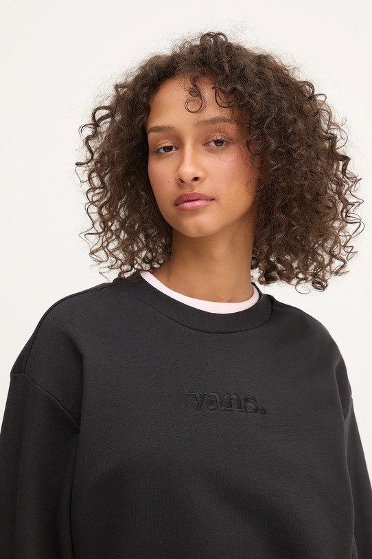 Vans bluza bawełniana czarny VN000RAMBLK1